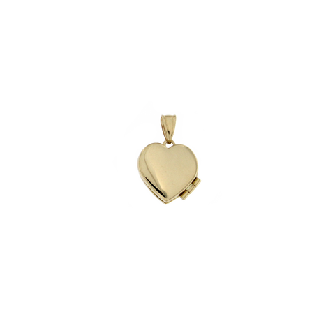 Gładkie puzderko w kształcie serca