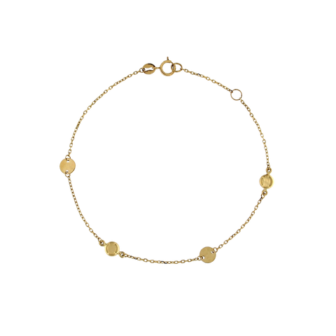 Bransoletka elementowa z kóleczkami